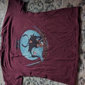 Kubo And Two Strings Unisex Tee T-Shirt men's medium red maroon rare like new